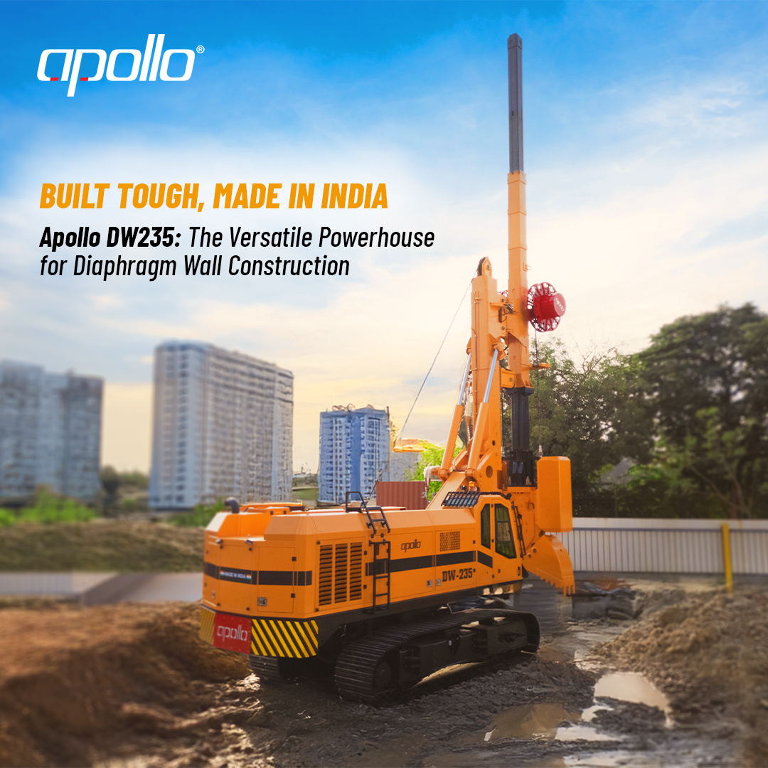 Apollo - Introducing the Apollo DW235 Diaphragm Wall Rig – your ...