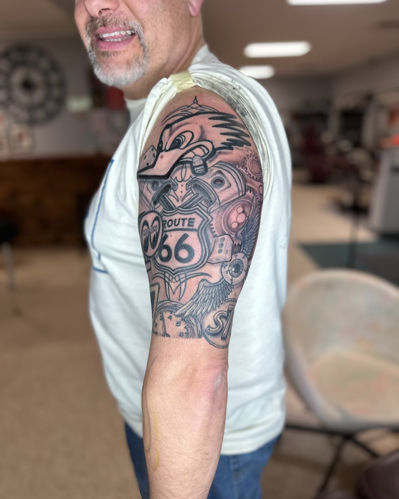 What inspires gearhead tattoos?