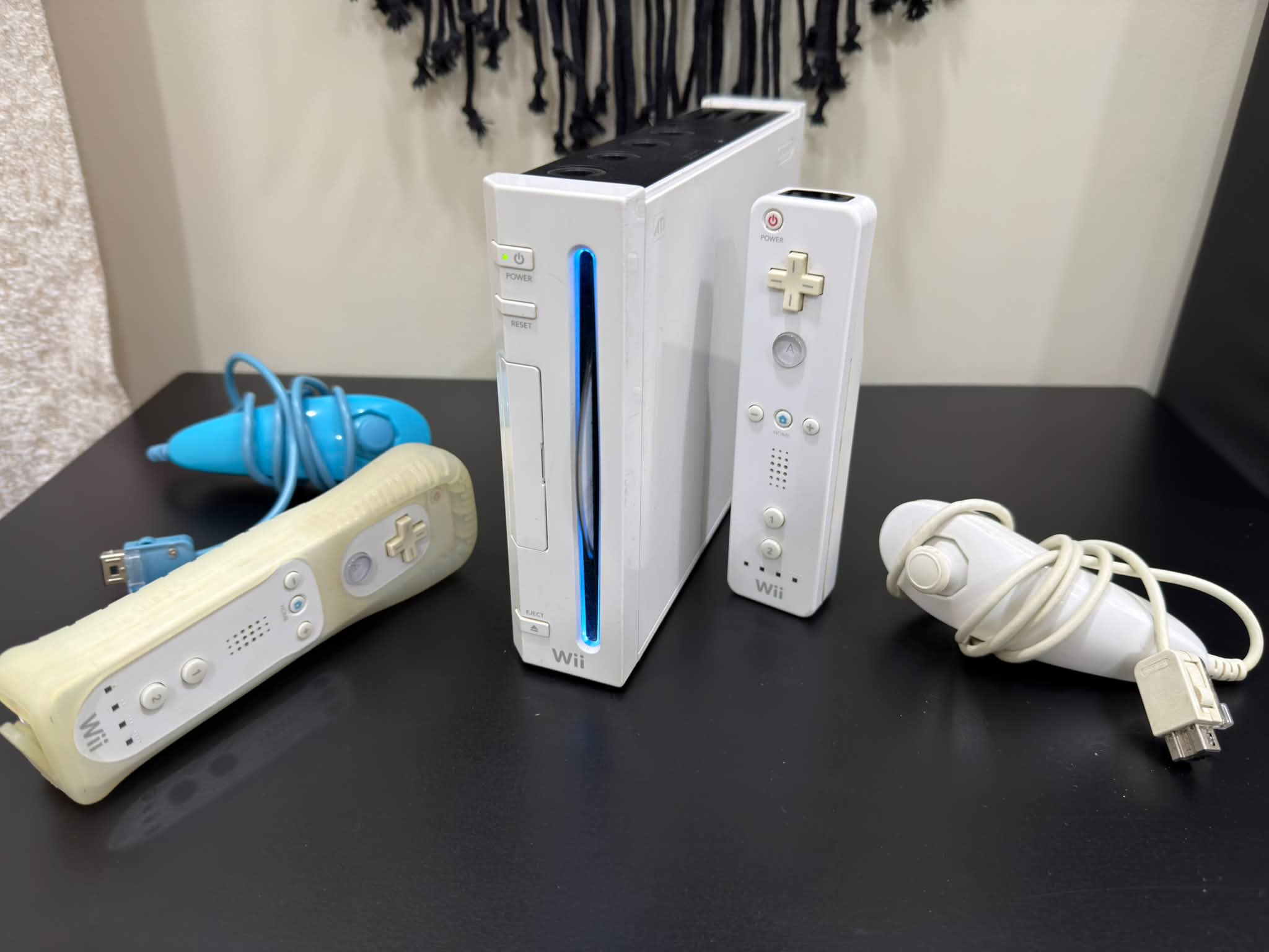 Nintendo Wii console for sale with accessories and games