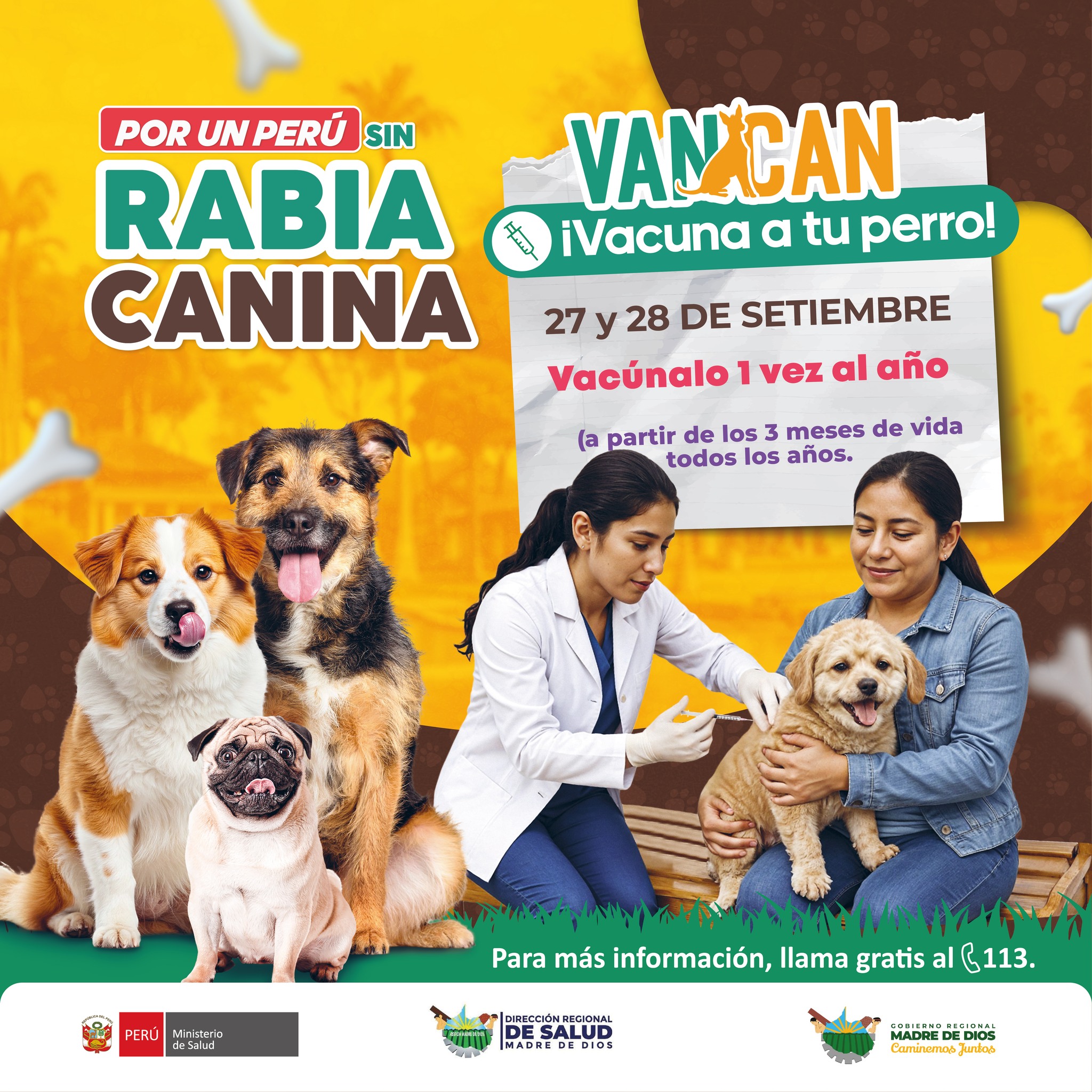 Dirección - 🐶💉 ¡Vacúnalo una vez al año y protégelo de la rabia! Este ...