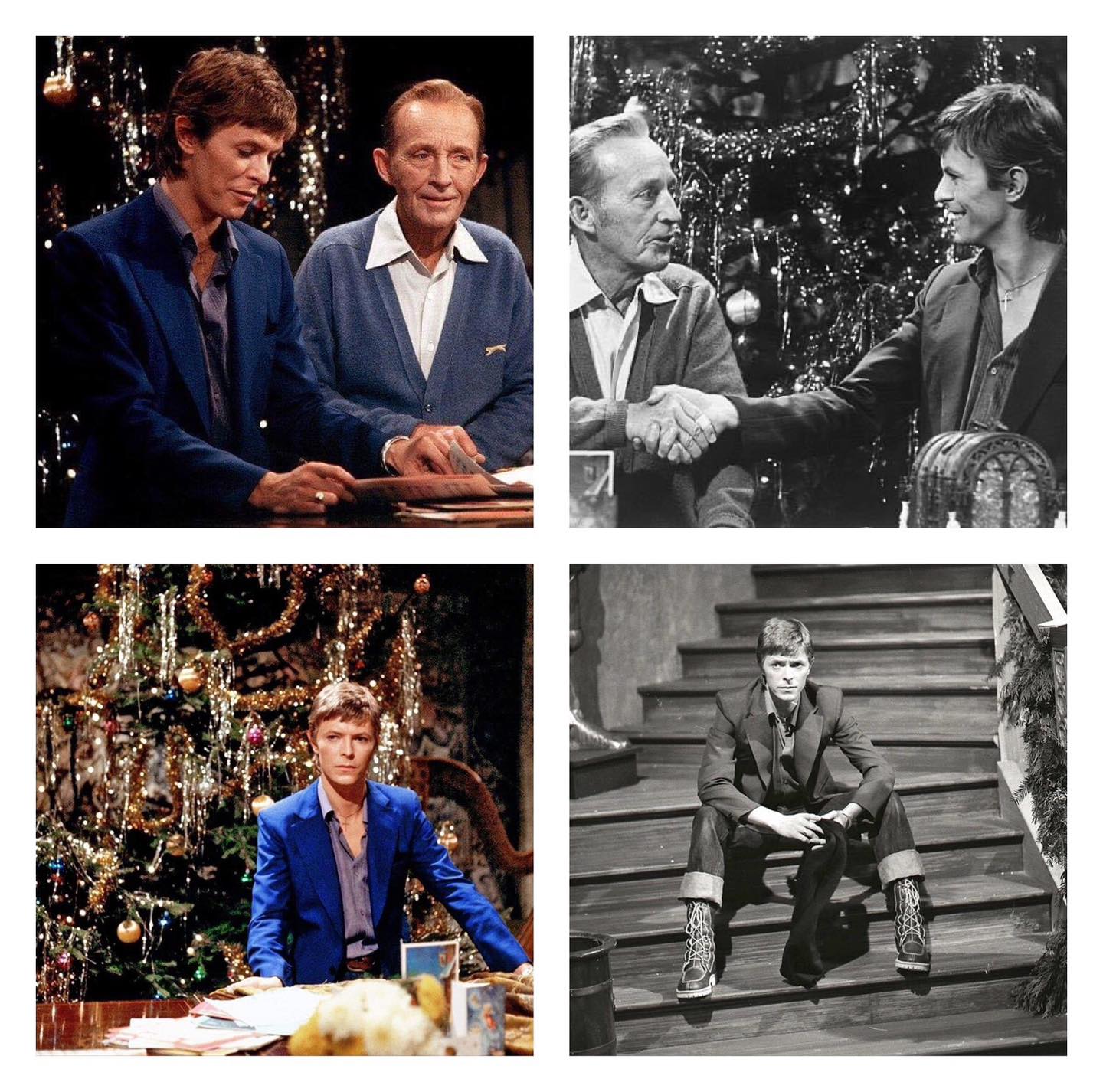 47 years ago today, the late David Bowie and the late Bing Crosby