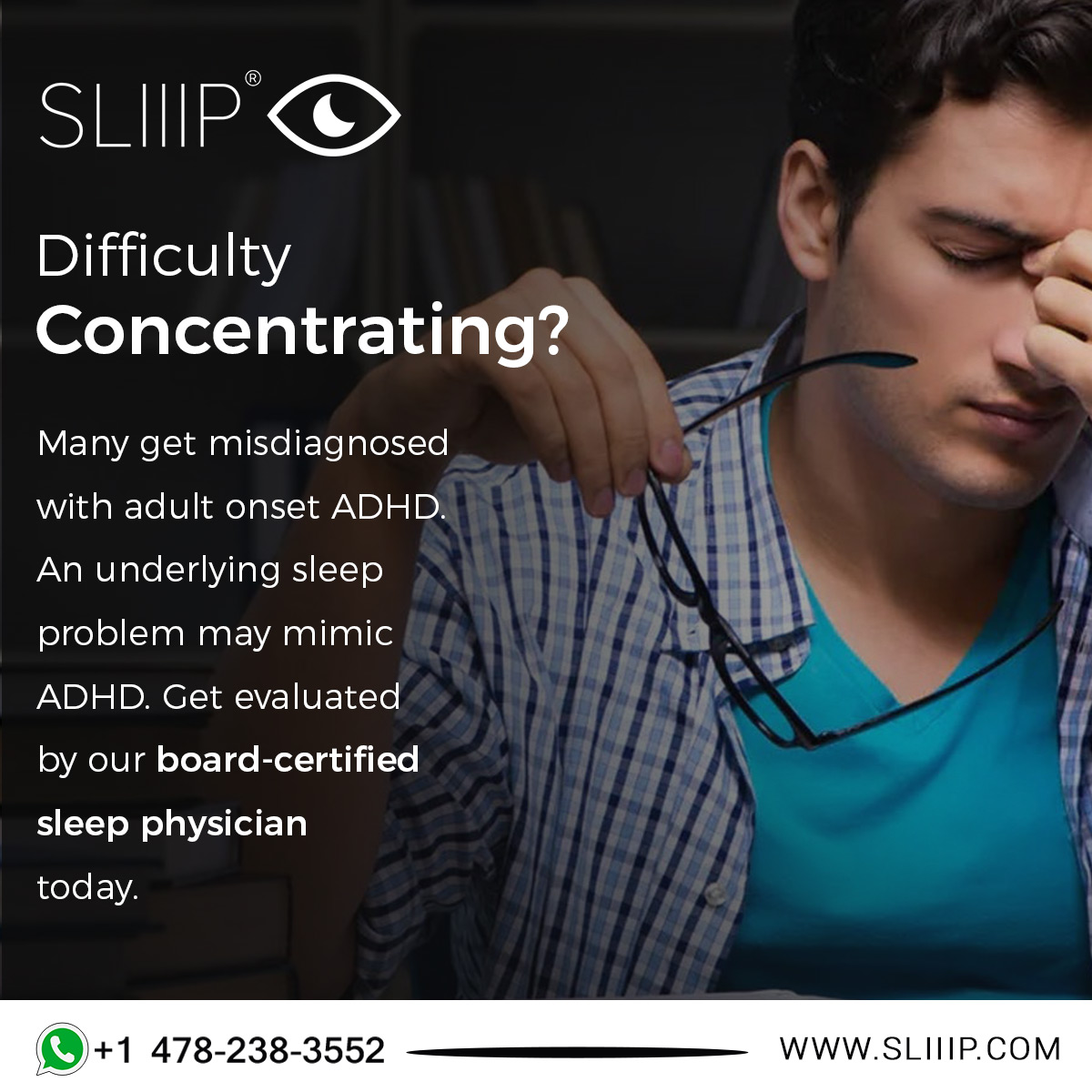 Sliiip - Difficulty Concentrating? Many get misdiagnosed...