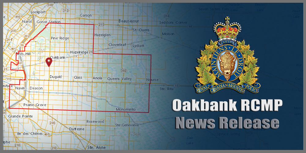 Royal - On August 31, 2025, at 1:05 pm, Oakbank and Beausejour RCMP ...