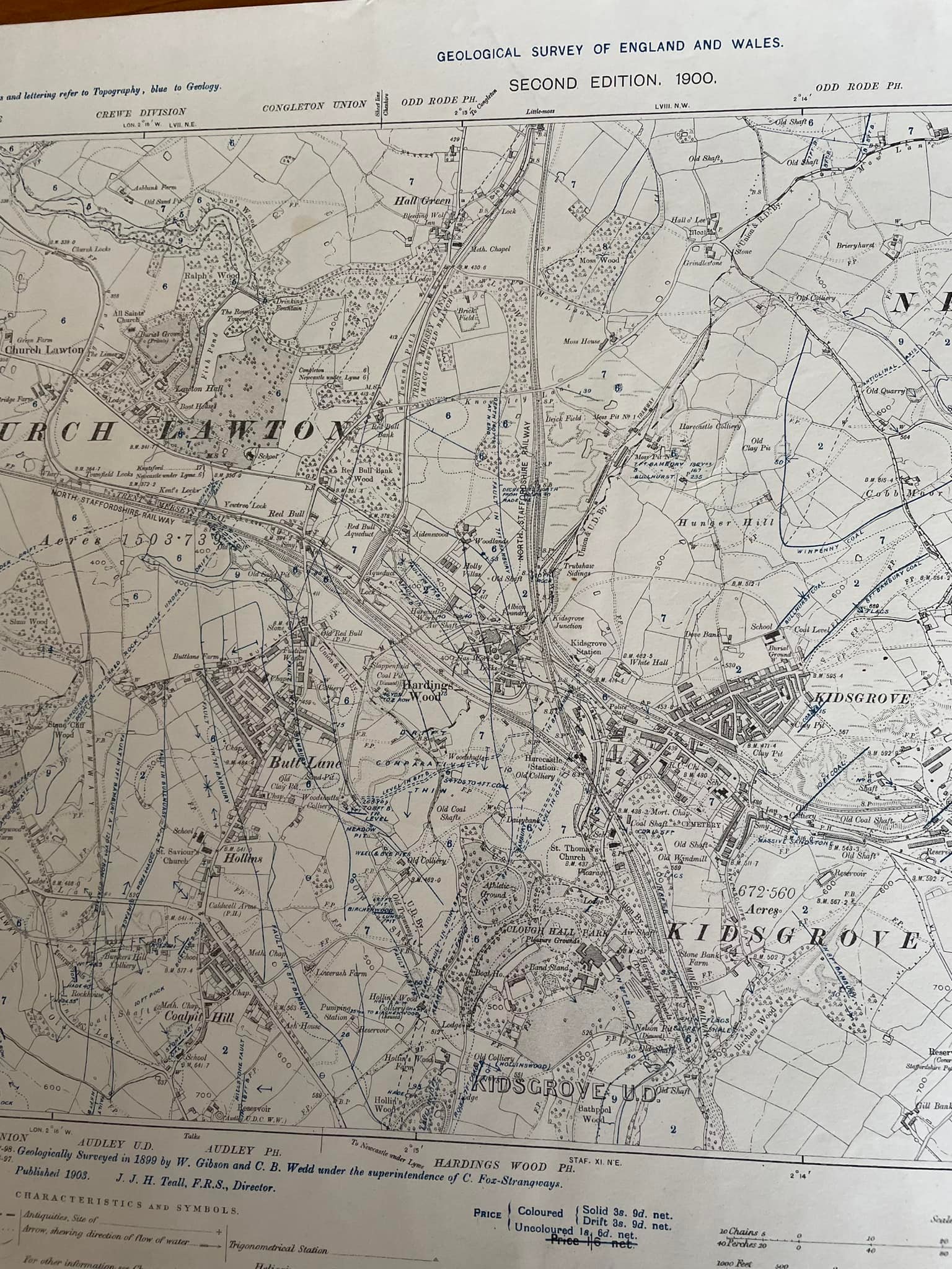 Kidsgrove's past in pictures | Maps from Kidsgrove area, dated 1900 and ...