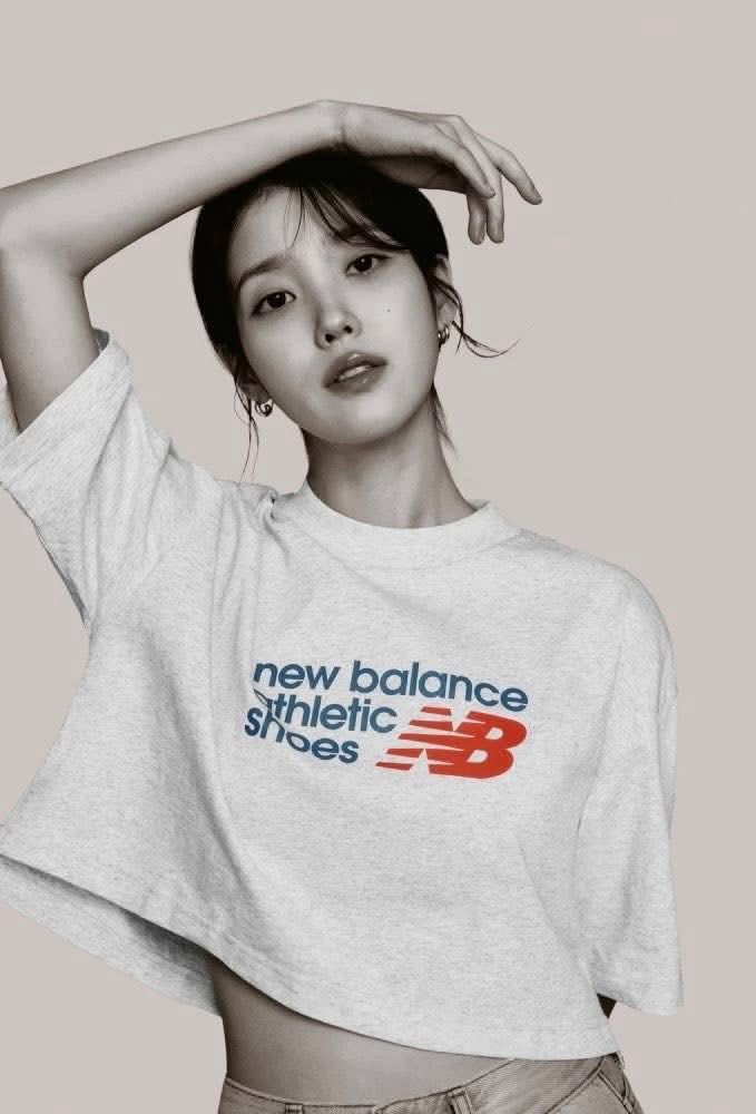 IU with New Balance 1000 