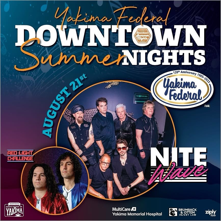 Downtown - MEET THE BANDS lighting up Downtown Yakima on August 21st ...