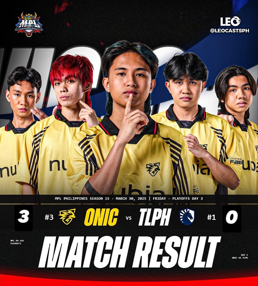 Dan - ONIC Philippines sweeps the series against Team Liquid PH 3-0 ...