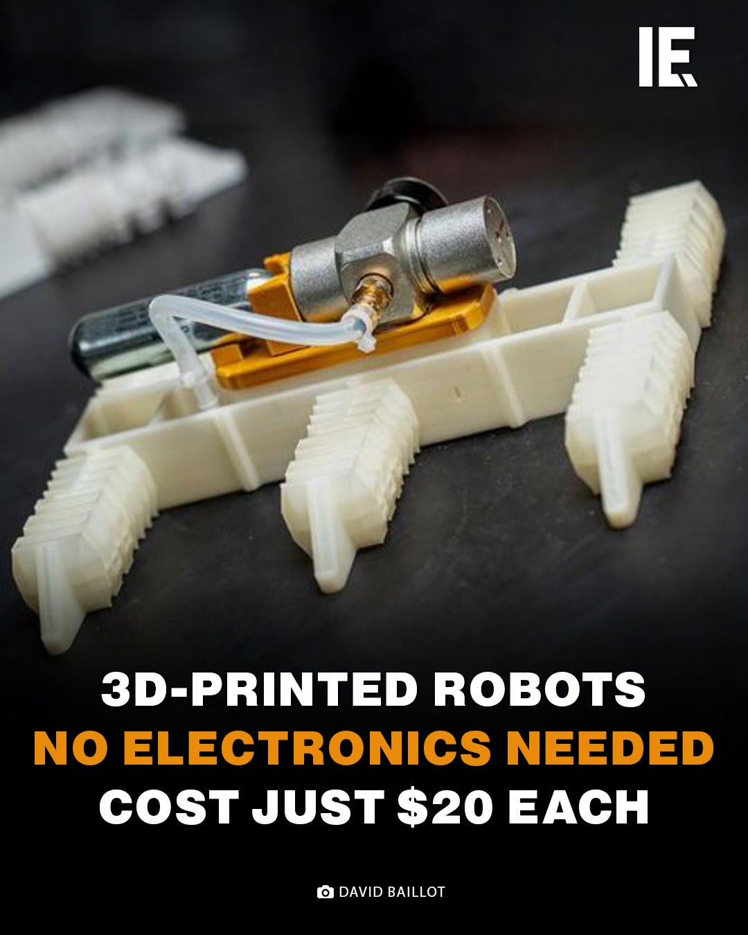 US scientists create 3D-printed robots that operate without