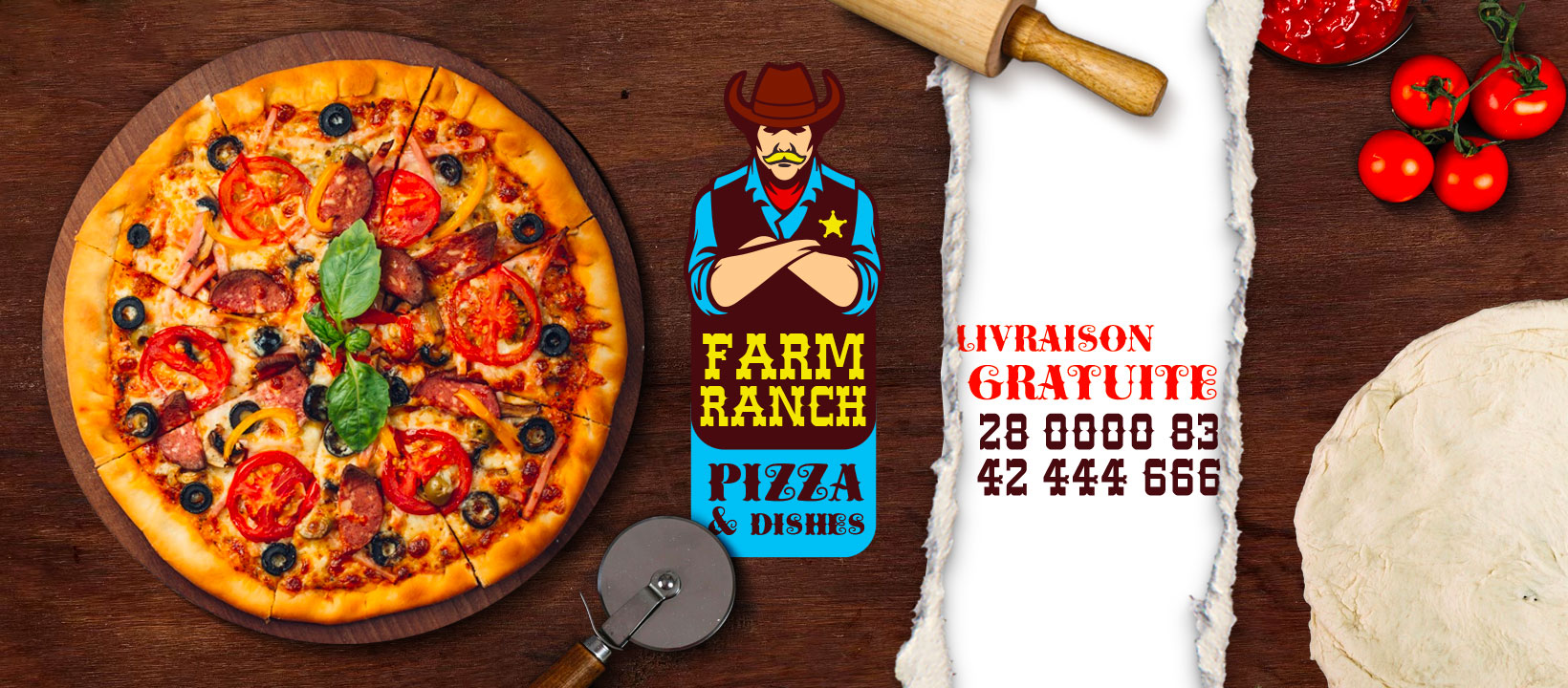 Farm Ranch Pizza El Manar | Tunis