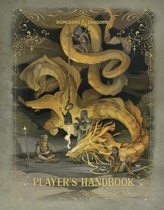 2024 Dungeons & Dragons 5e PHB cover art revealed