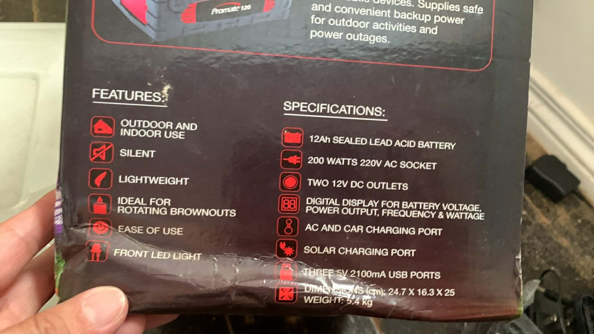 Promate 120 power station inverter - Miscellaneous Tools - Manila ...