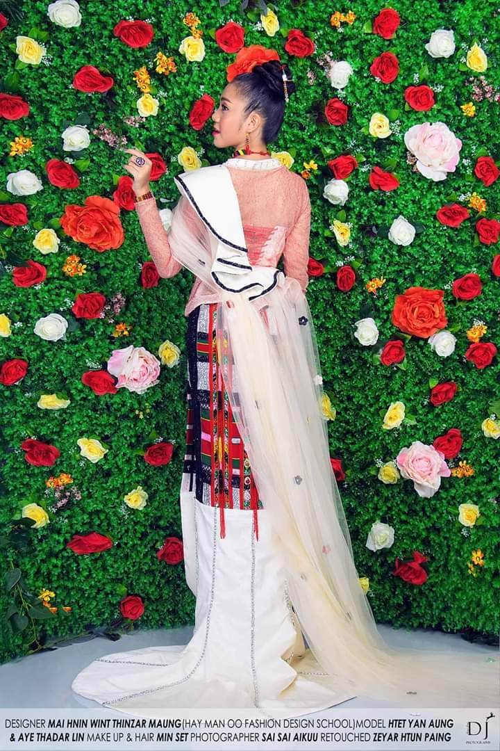 chin traditional dress design Chin
