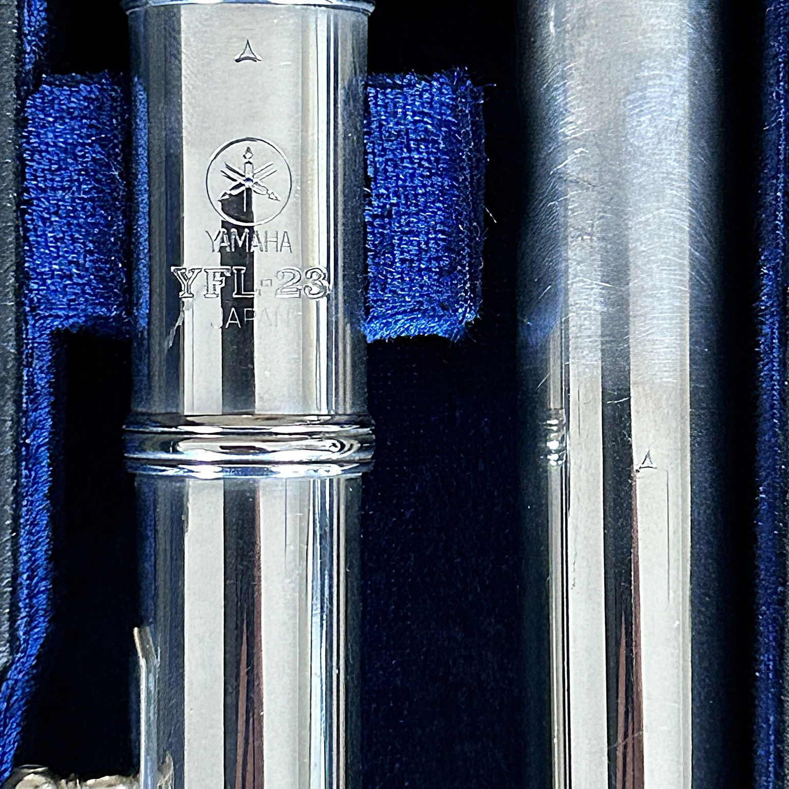 Flauto Yamaha YFL-21S vintage, Giappone anni '70, placcato argento, con custodia originale. - Italia