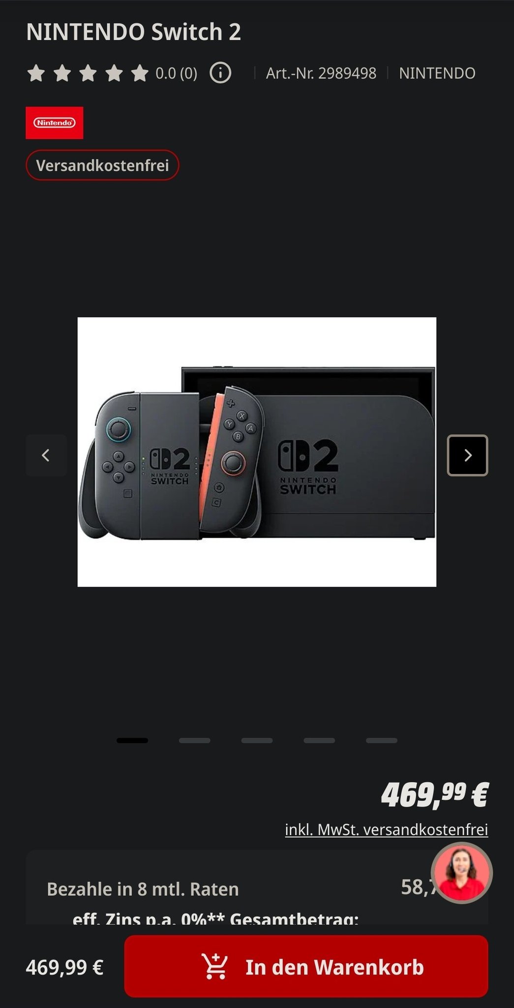 Nintendo Switch 2 Ordering and Availability