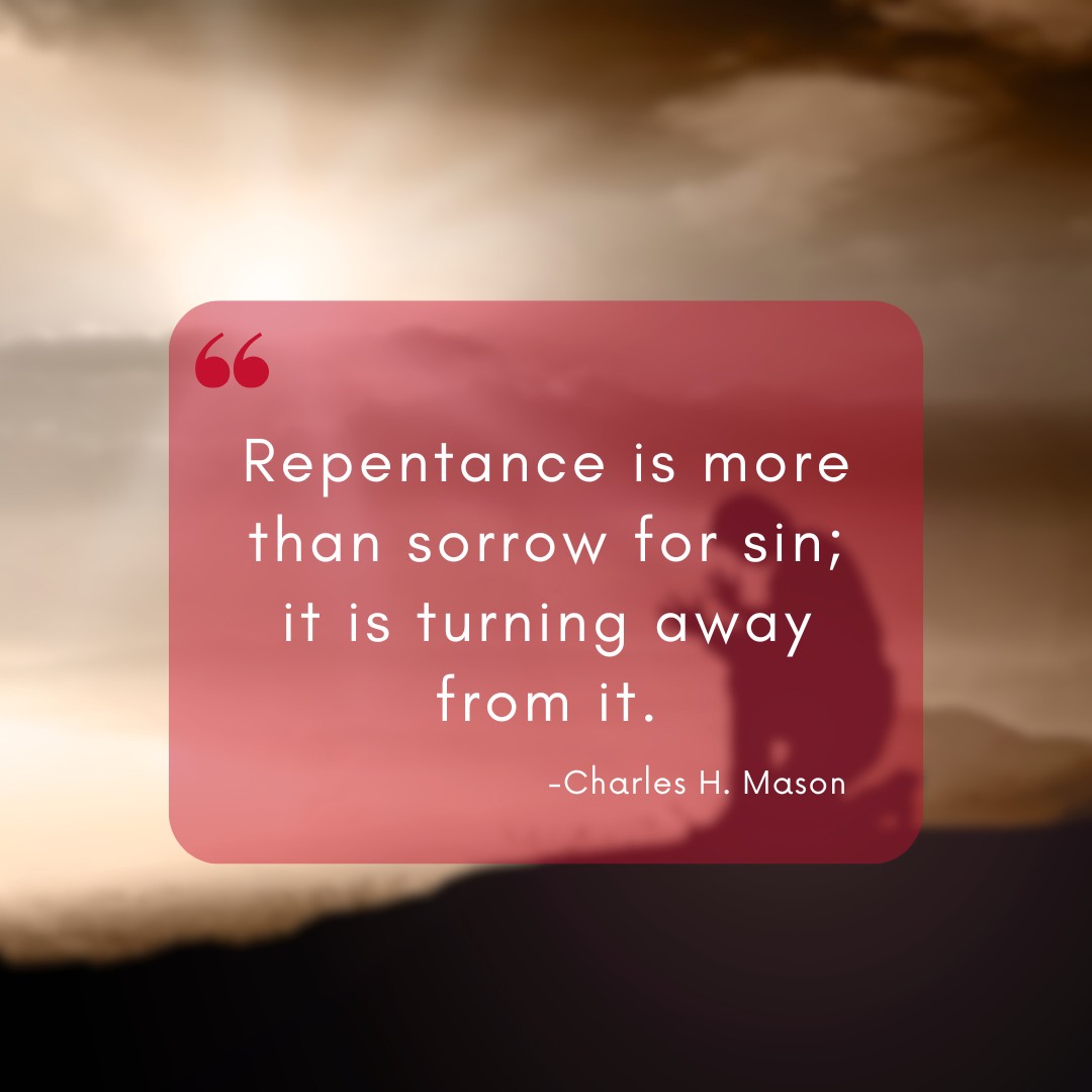“Repentance is more than sorrow... - Christian Union Gloria | Facebook