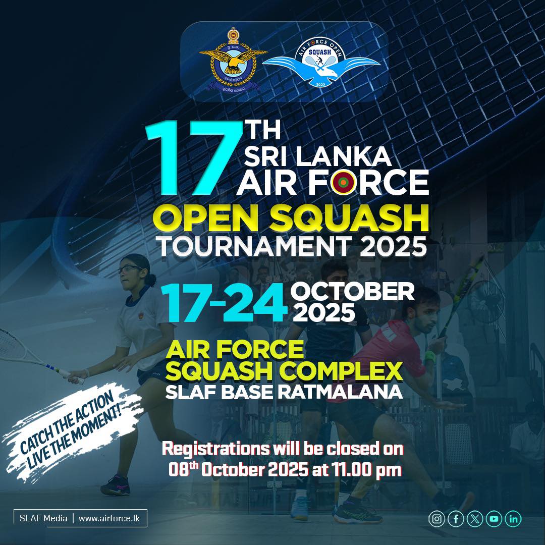 Sri - 🏆 Get ready for the ultimate squash showdown! 🏆 The 17th Sri ...