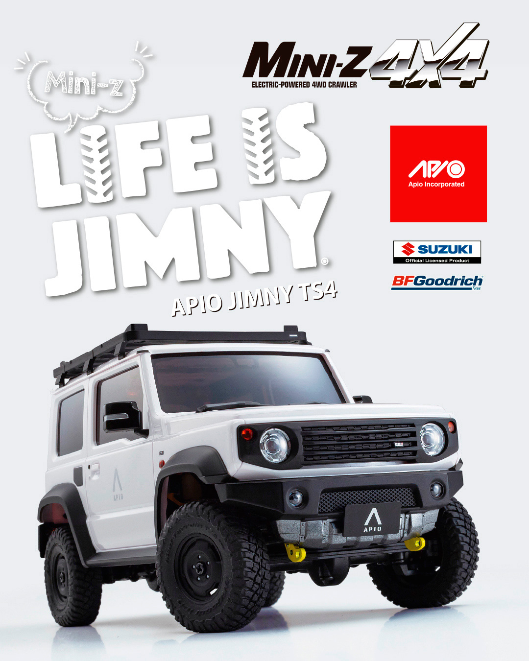 Experience next-level performance with Kyosho's mini 4x4 crawler