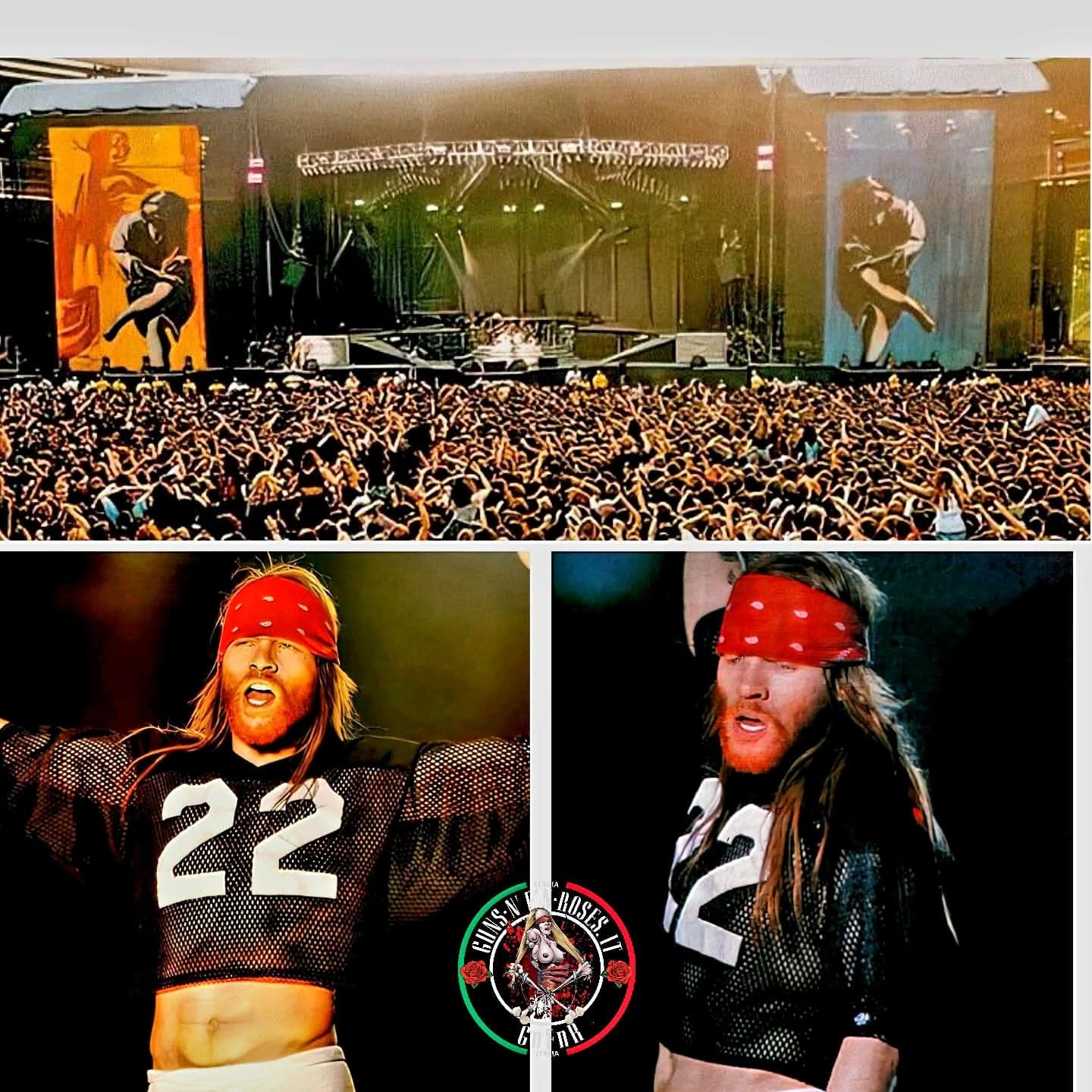 The Guns N' Roses concert at Wembley Stadium on June 13, 1992 was