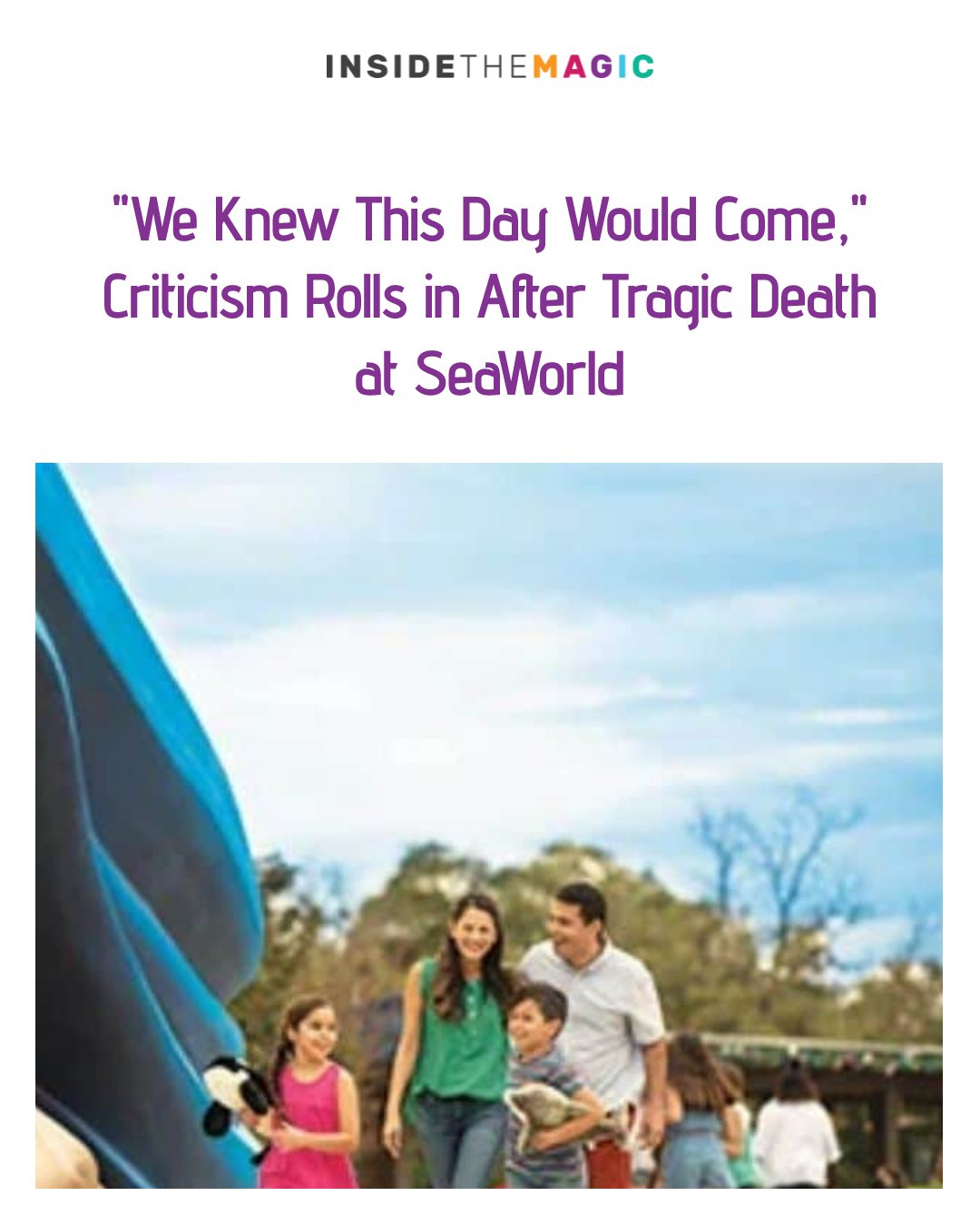Inside - “We Knew This Day Would Come,” Criticism Rolls in After Tragic ...