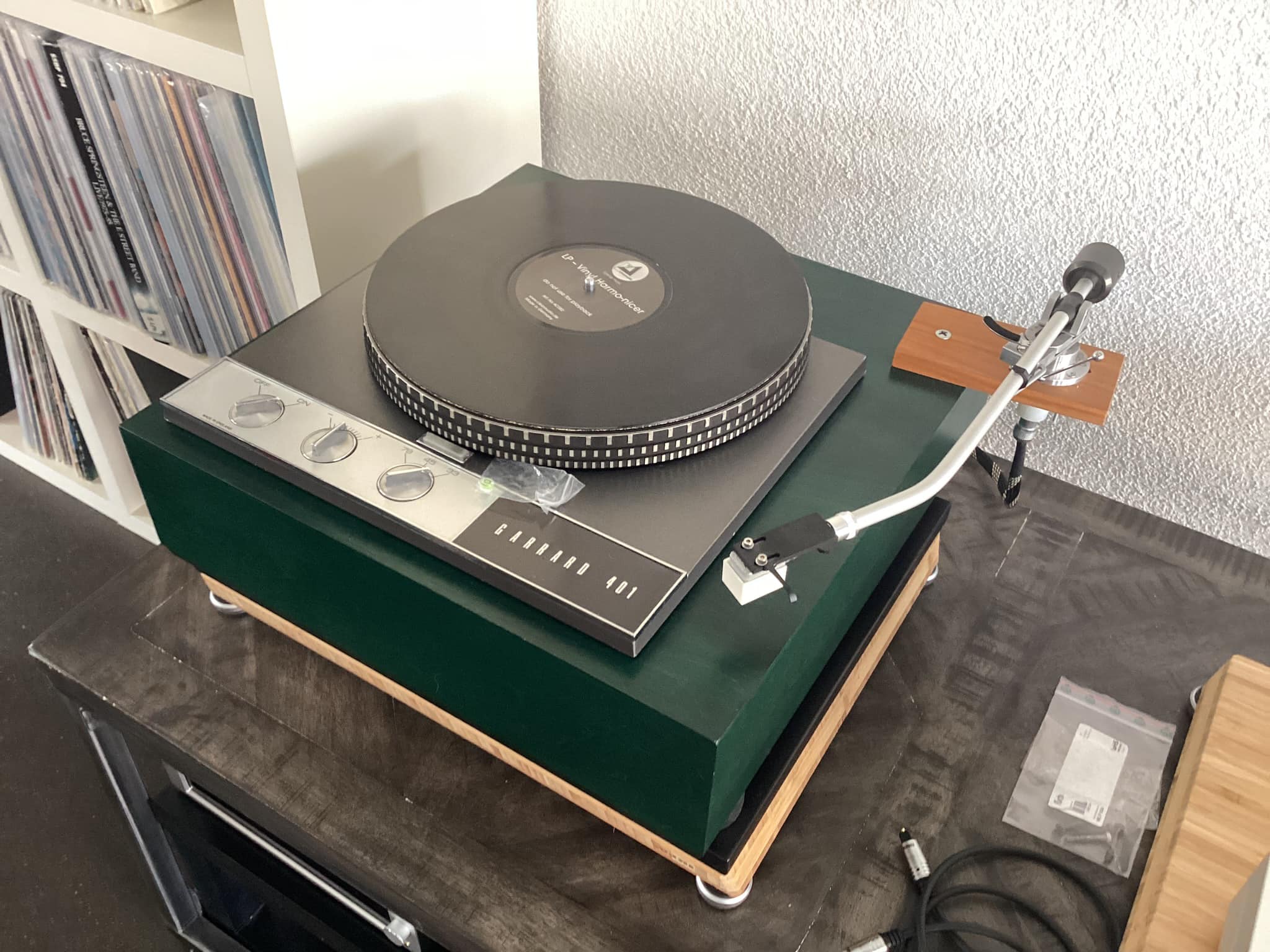 Beautifull Garrard 401 with LignoLab plinth and Ortofon 12