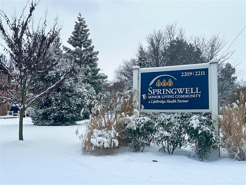 The first snow of the... - Springwell Senior Living Community
