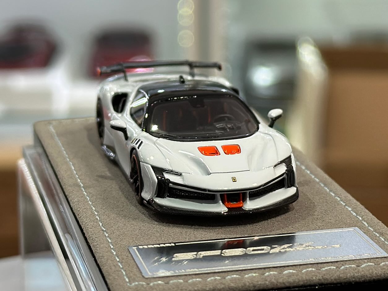 品牌：HENSON HEAVEN 1/64 Ferrari SF90XX Stradale ?精品樹酯模型車 
