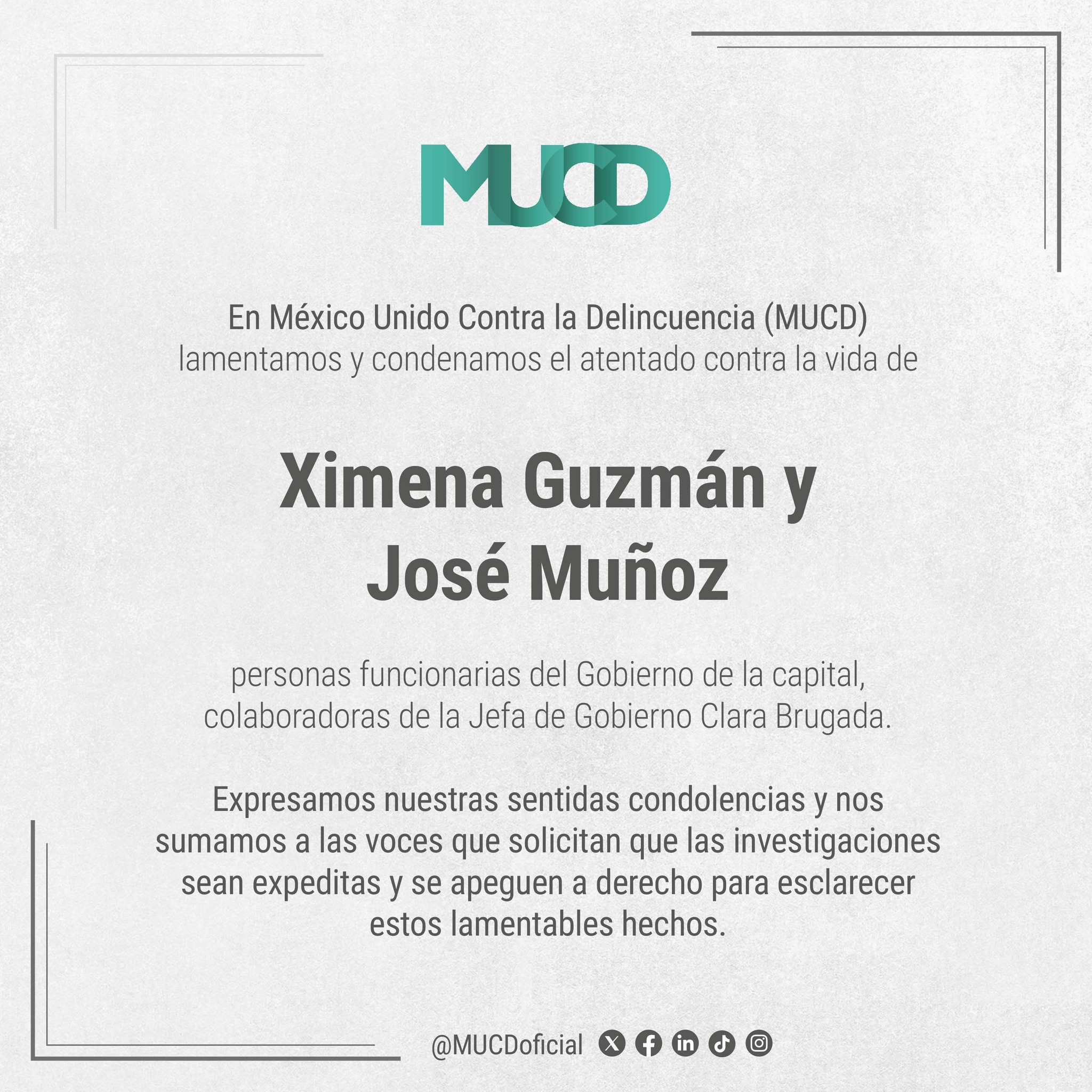 México Unido Contra la Delincuencia MUCD | Mexico City