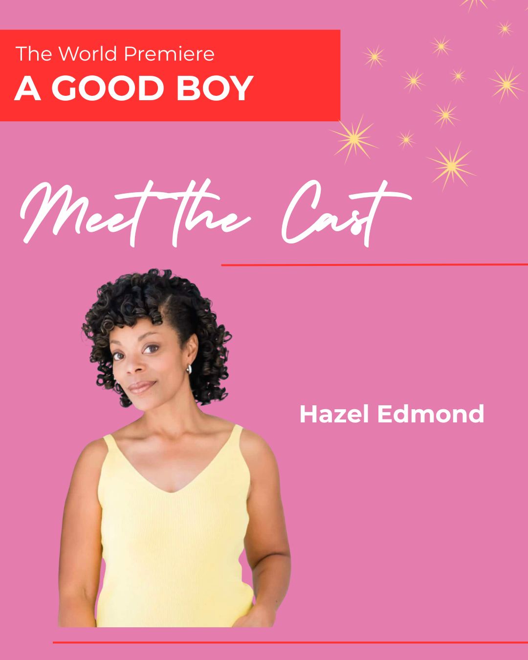 Hidden - We’re thrilled to welcome Hazel Edmond to the PlayMakers stage ...