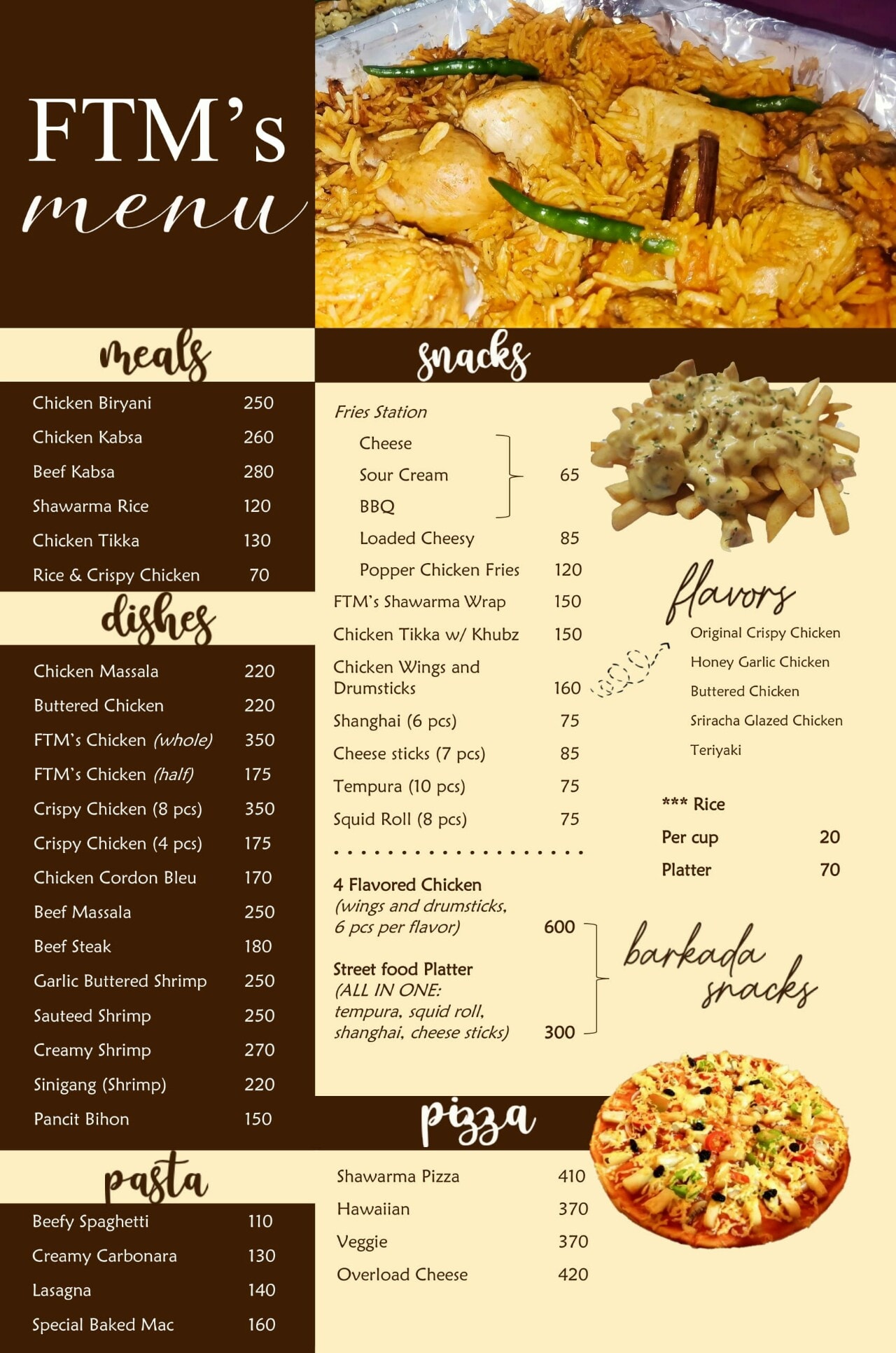 Our FTM's MENU is finally out! Join... - FTM's Restaurant