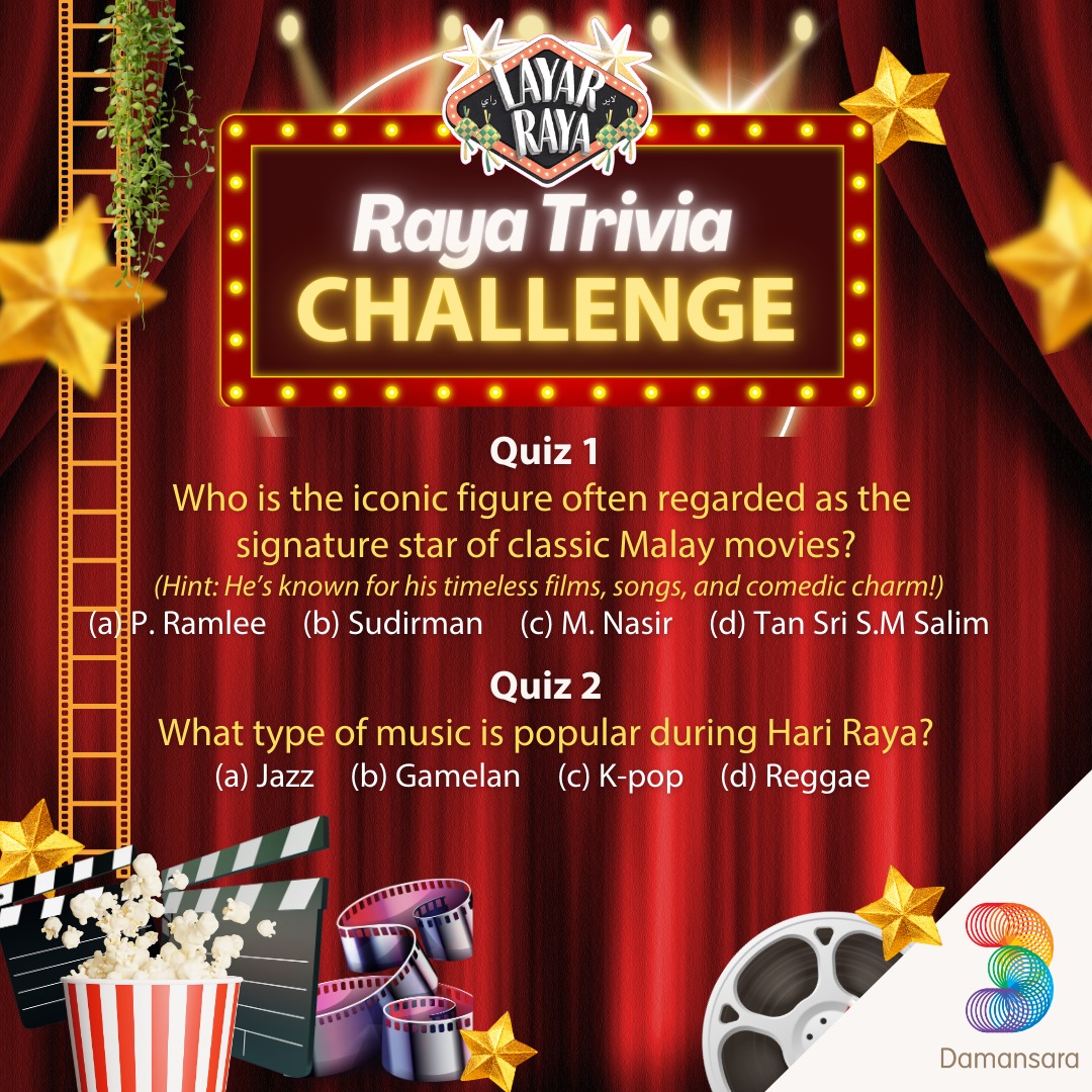 3 Damansara - 🌙 Join Our Raya Trivia Challenge & Win! 🎉... | Facebook