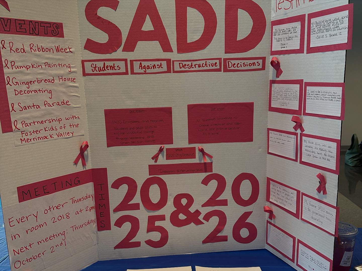 Methuen High School SADD Program