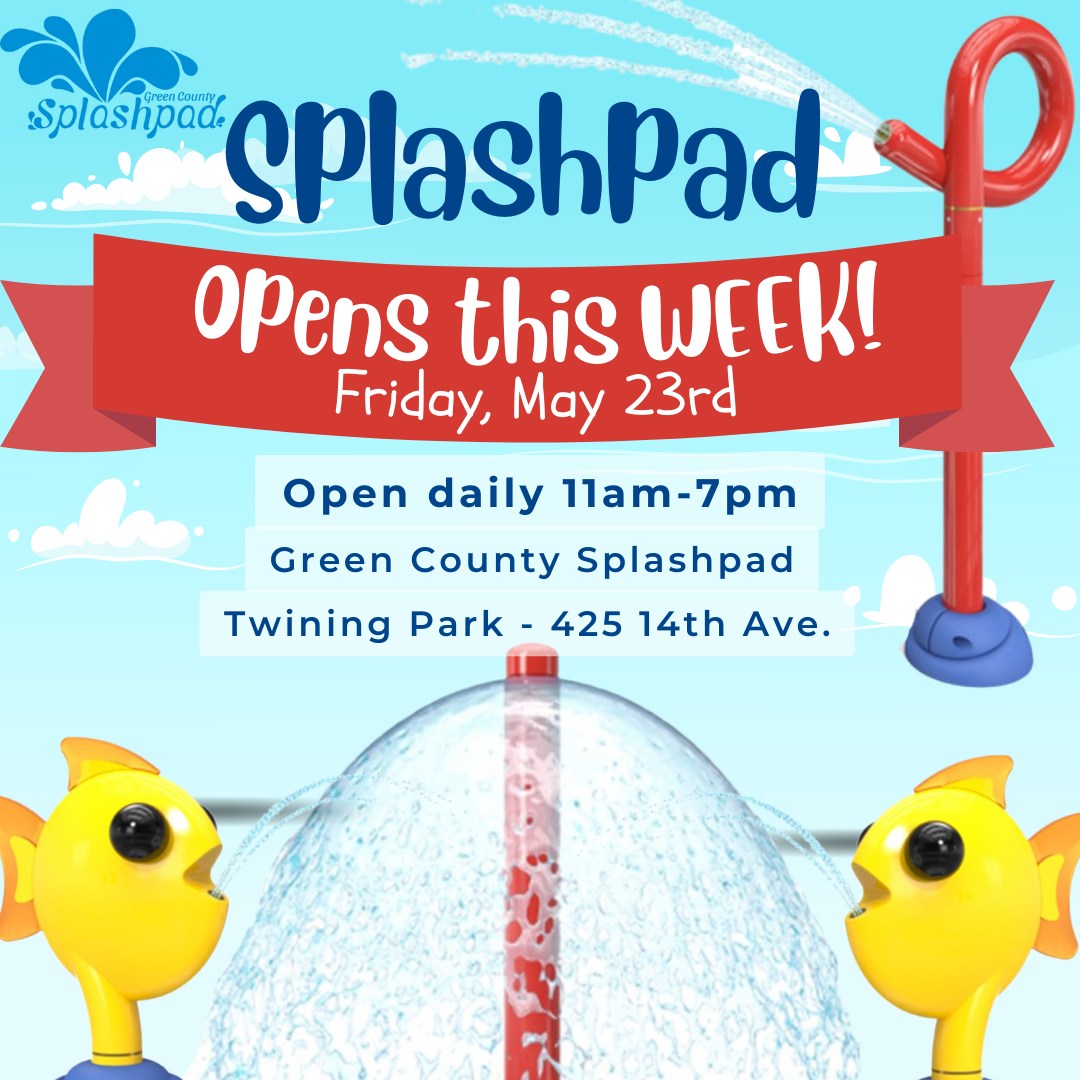 City - 💦 The countdown is ON! 💦 Green County Splashpad officially opens ...
