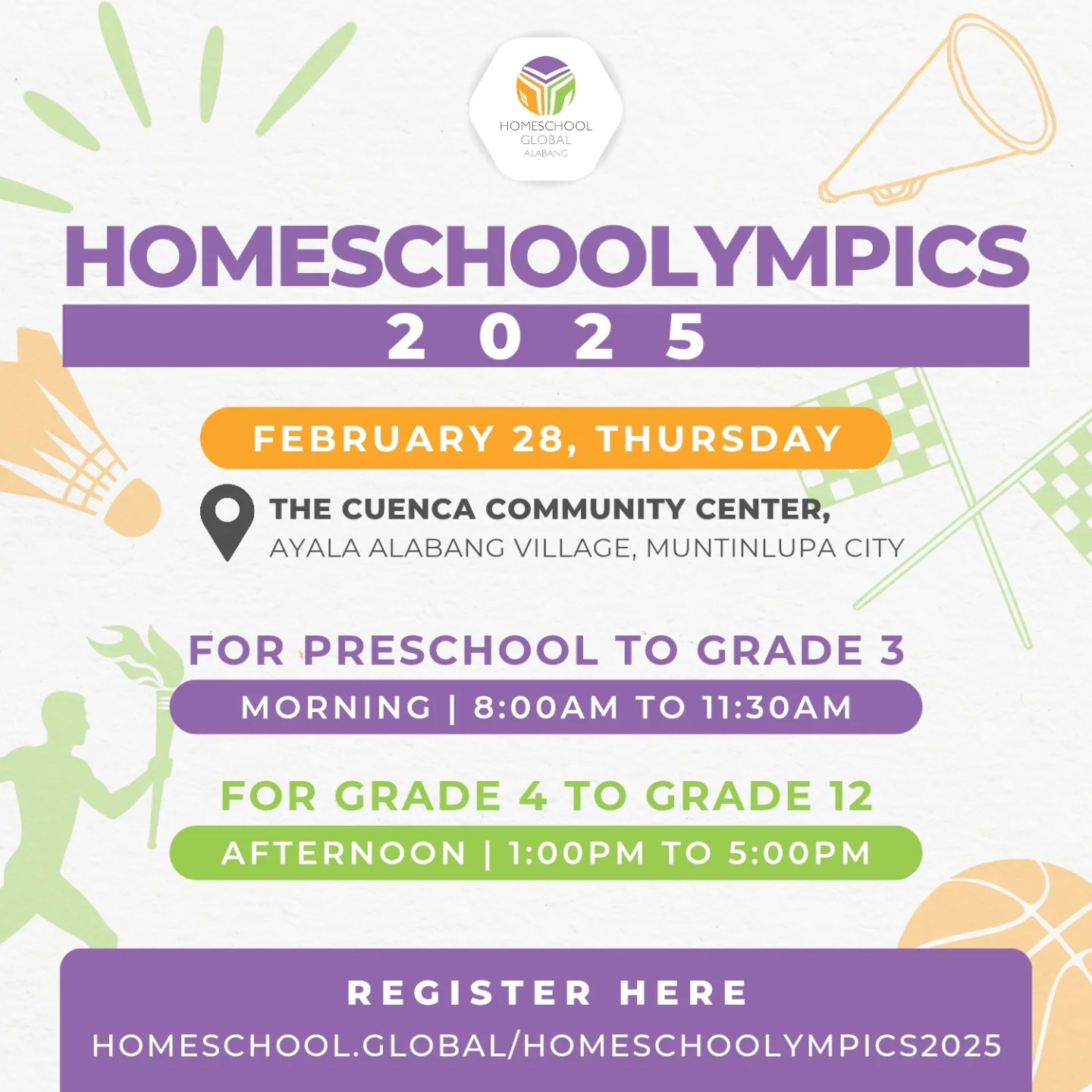 Homeschool - Join Us for an Exciting Day at the Homeschoolympics 2025 ...