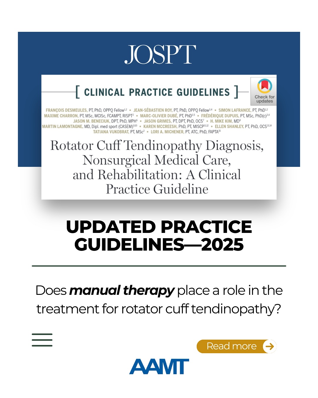 American Academy of Manipulative Therapy