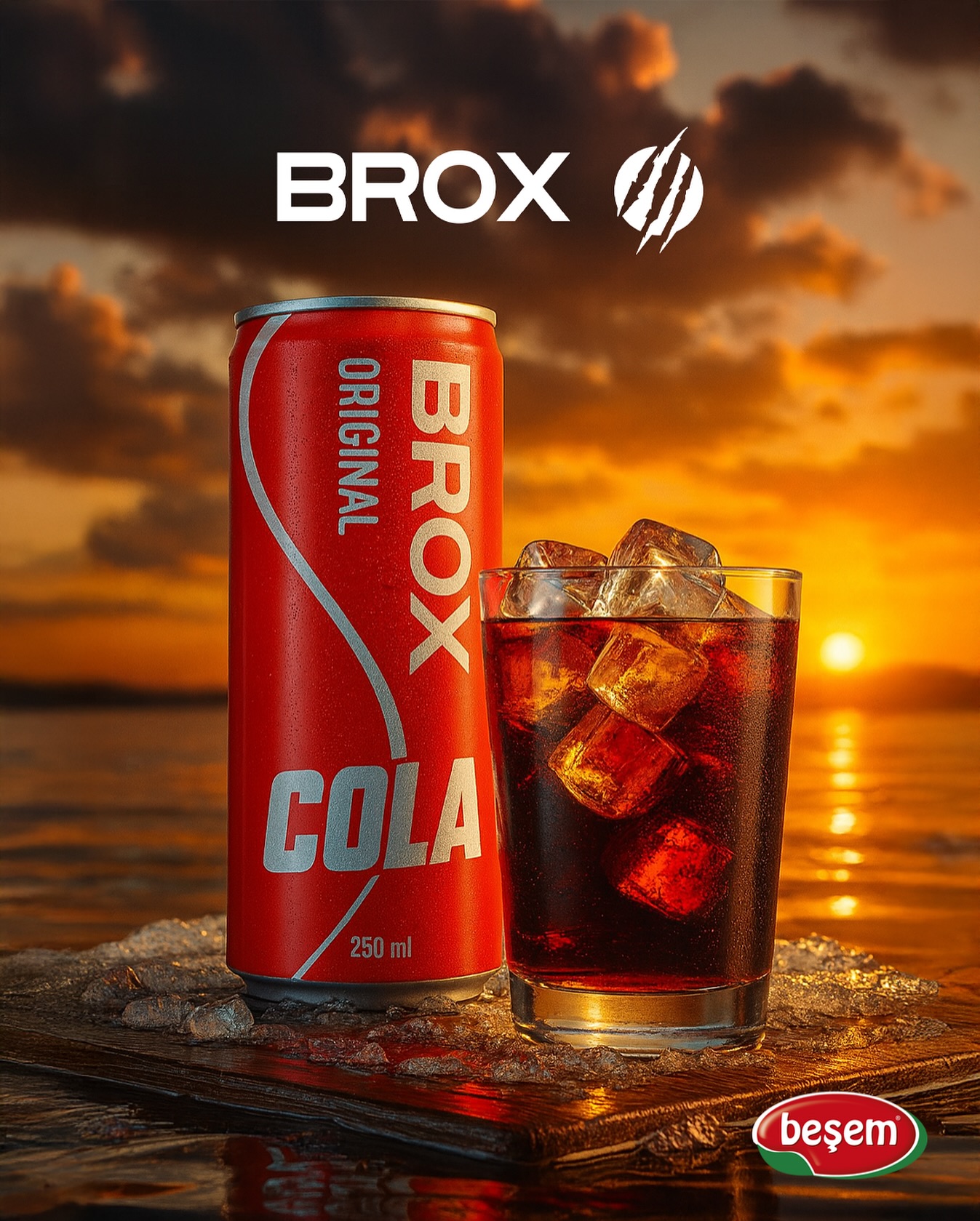 Beşem - Sıcak yaz günlerinde serinliğin en şık hali: Brox Cola 🧊 ...