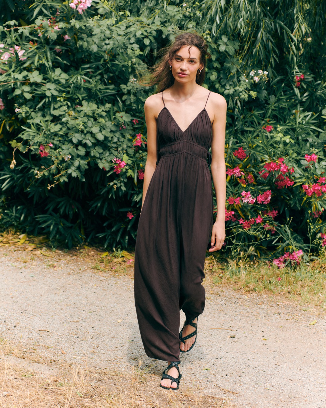 knee length bodycon dress Coffee Front Slit V Neck Midi Size:J10 Size_12 Boob Suki Maternity and 58 Bust
