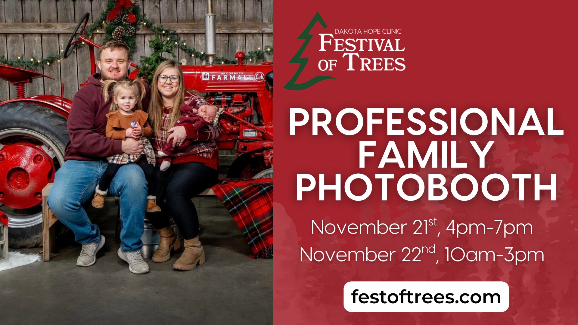 Professional Christmas Photo Booth- Festival of Trees