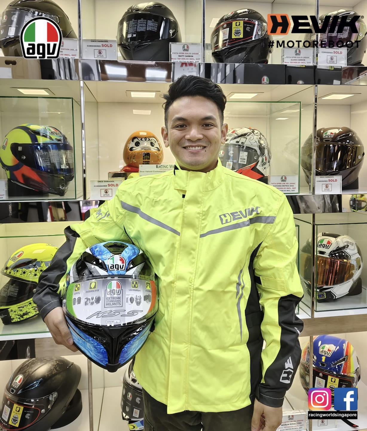AGV K1 S Asian Fit Vietti 2022 helmet on sale in Singapore