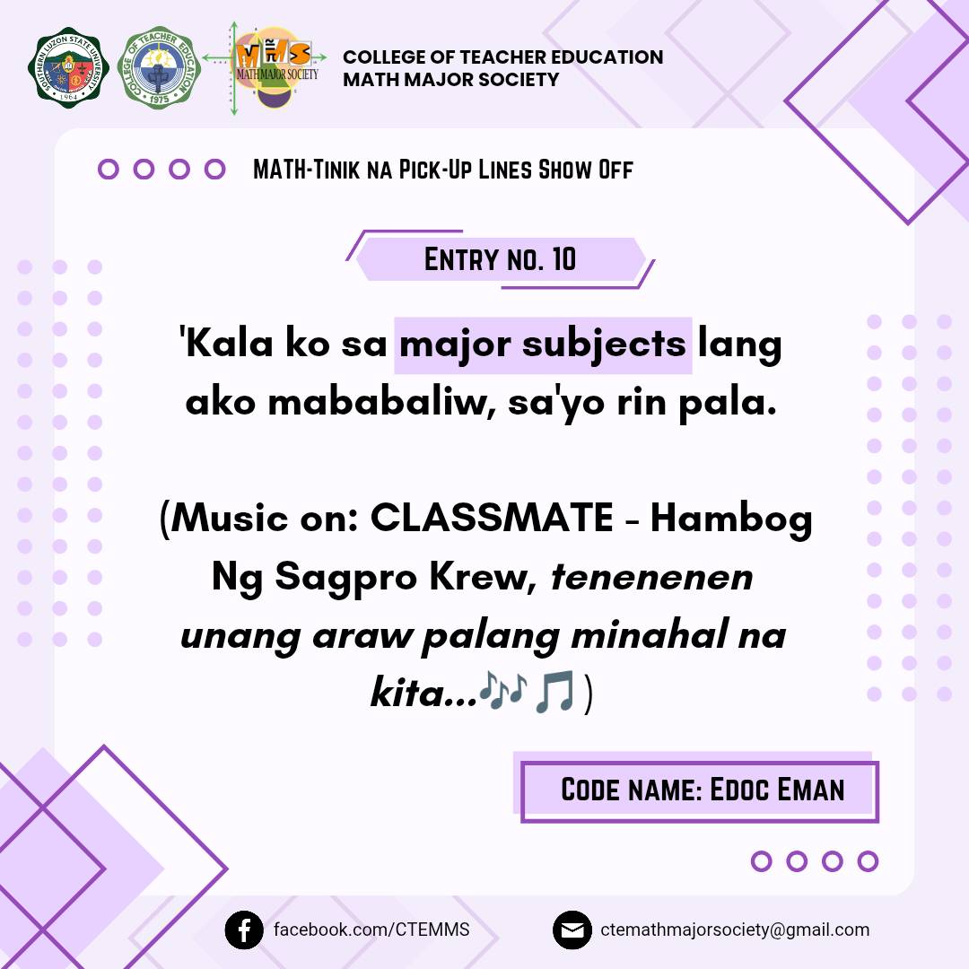 MATH Major Society added a new photo. - MATH Major Society