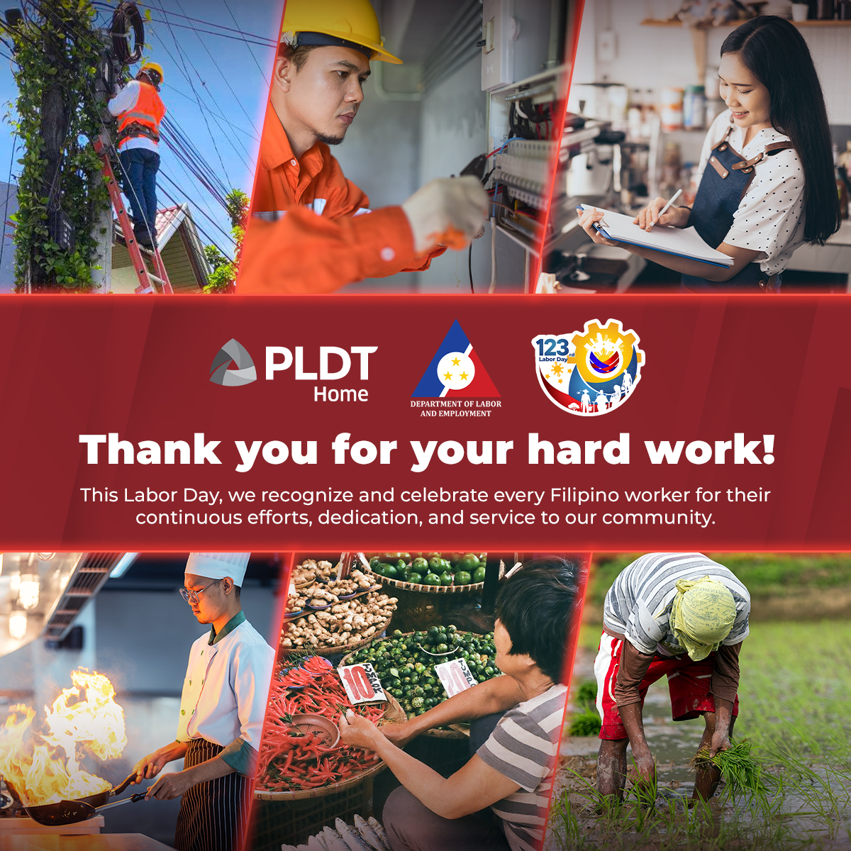 PLDT Home - This #LaborDay, we honor the strength and... | Facebook