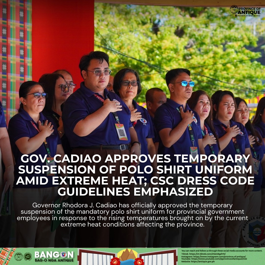 Province - April 14, 2025 Gov. Cadiao Approves Temporary Suspension of ...