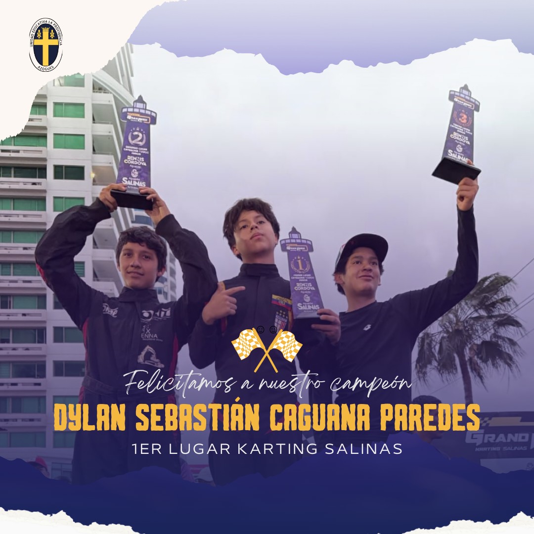 ✨ #OrgulloProvi Dylan Sebastián Caguana Paredes brilla en karting