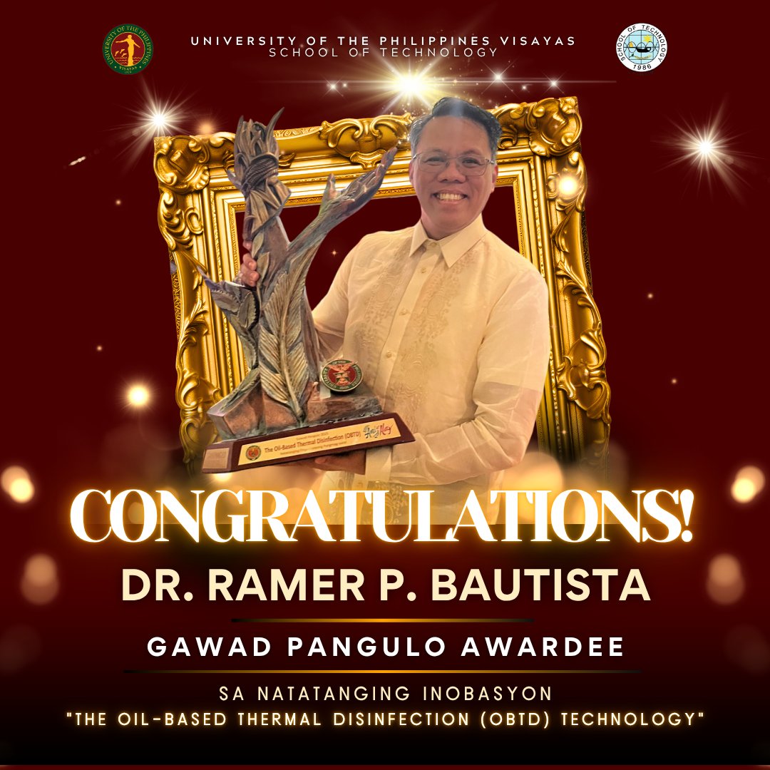 UPV - Huge Congratulations to Dr. Ramer P. Bautista! 🎉 He's the latest ...