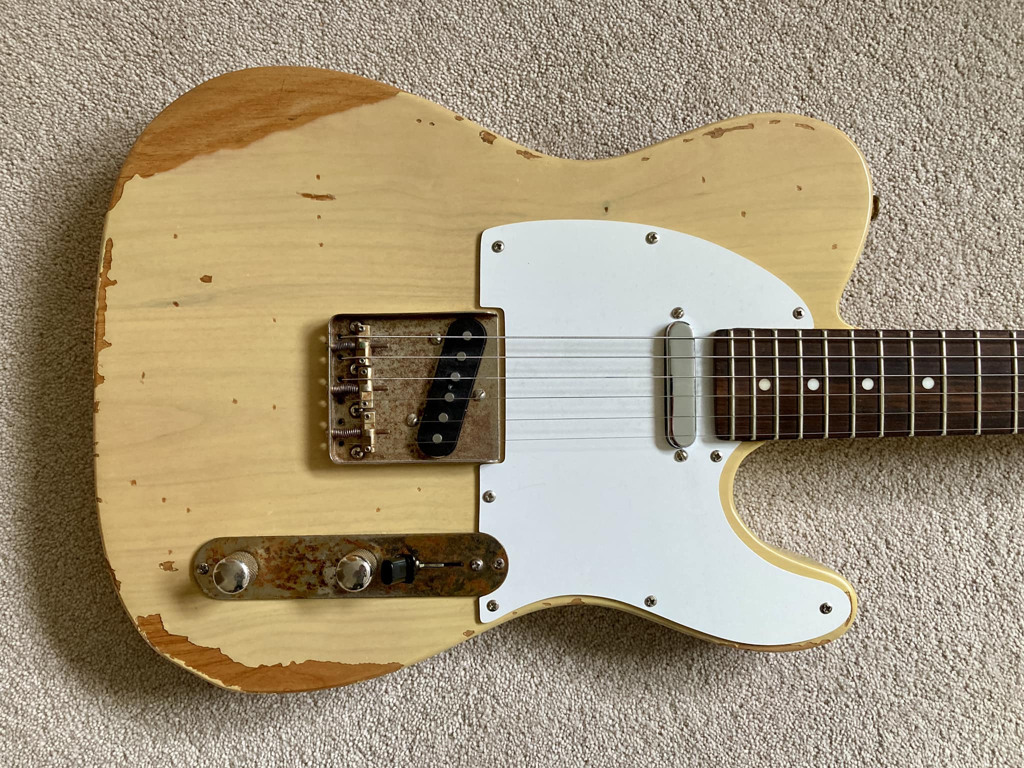 Upgraded 62/63 guitar with vintage components