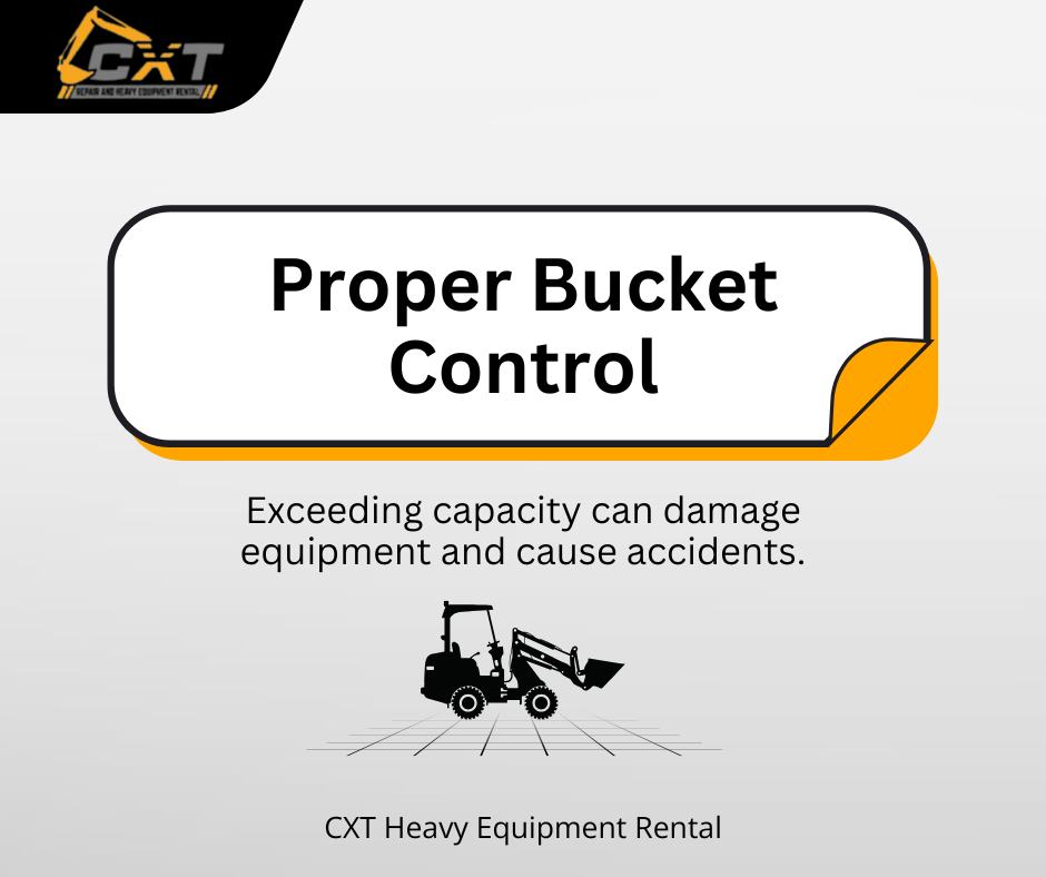 CXT - 🔧 PRO TIP TUESDAY from CXT! 🦺 Proper Bucket Control = Safer, More ...