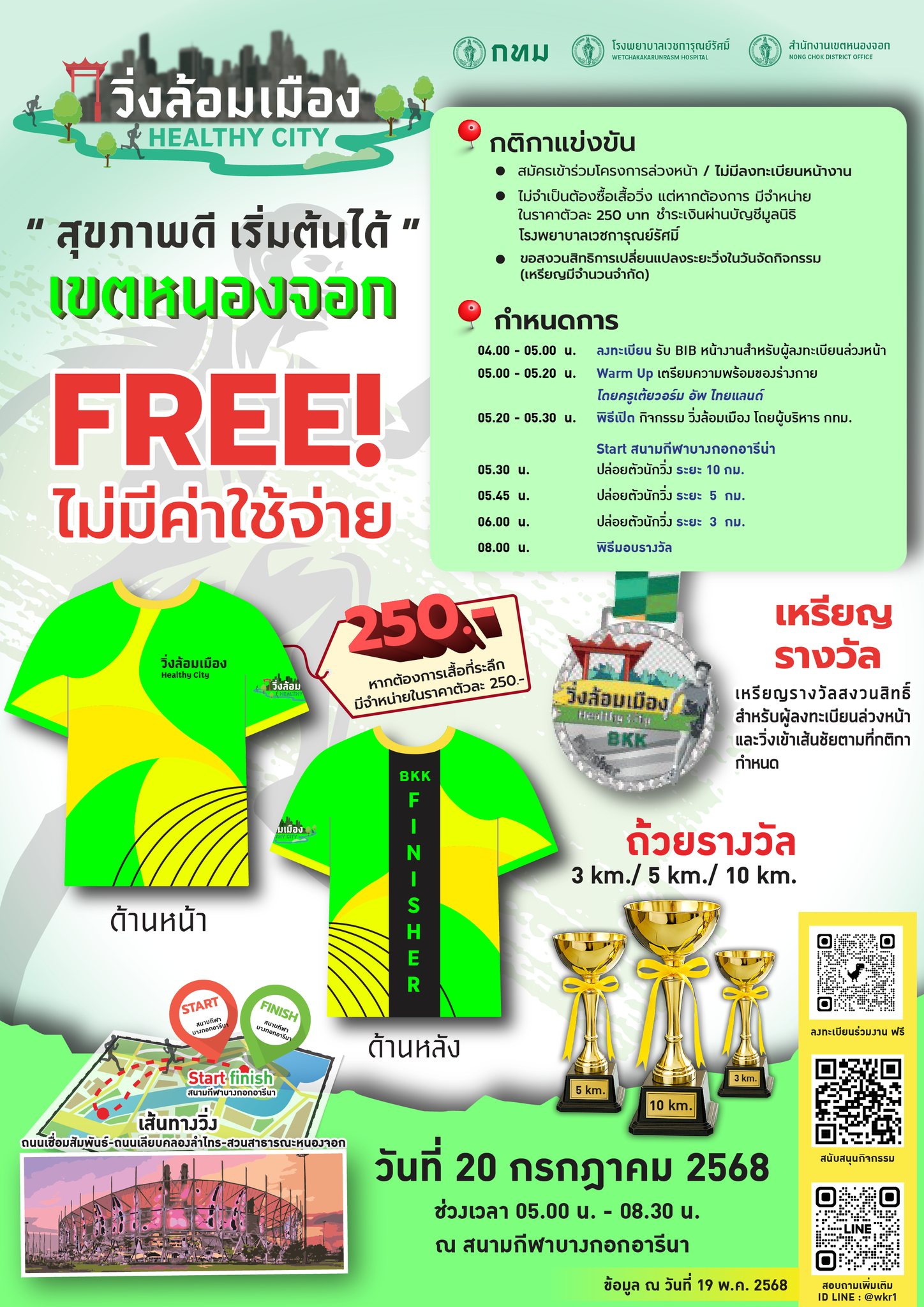เต่าดอยรันเนอร์ - วิ่งล้อมเมือง "Healthy City" เขตหนองจอก ( สมัครฟรี ...