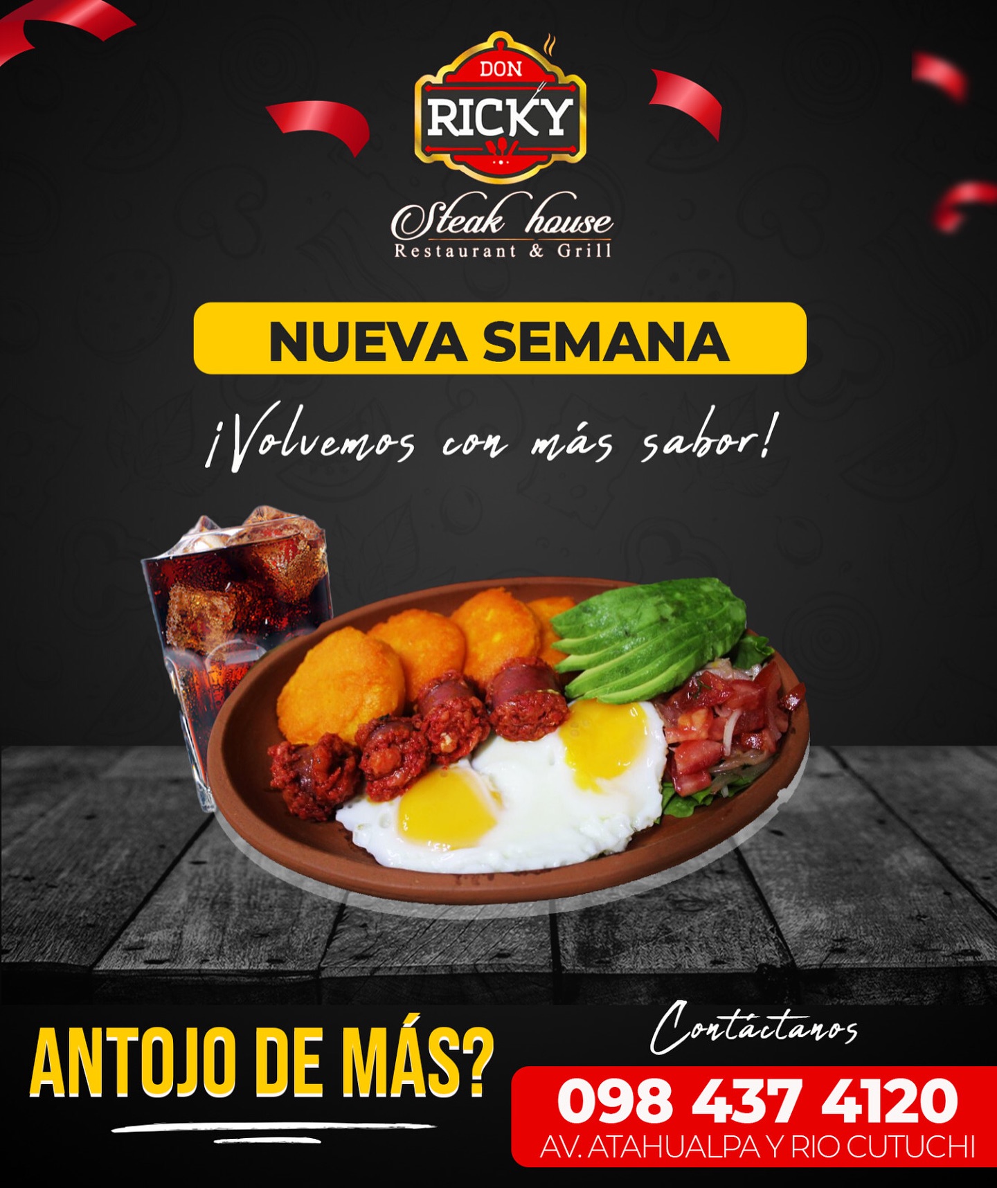 🔐 | Nueva semana desbloqueada 🍜 .... - DON RICKY STEAK House