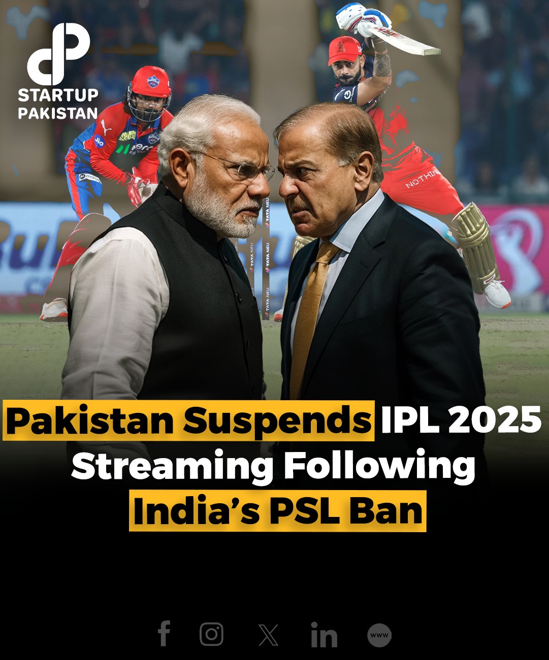 Startup - Pakistan has officially halted the streaming of Indian ...