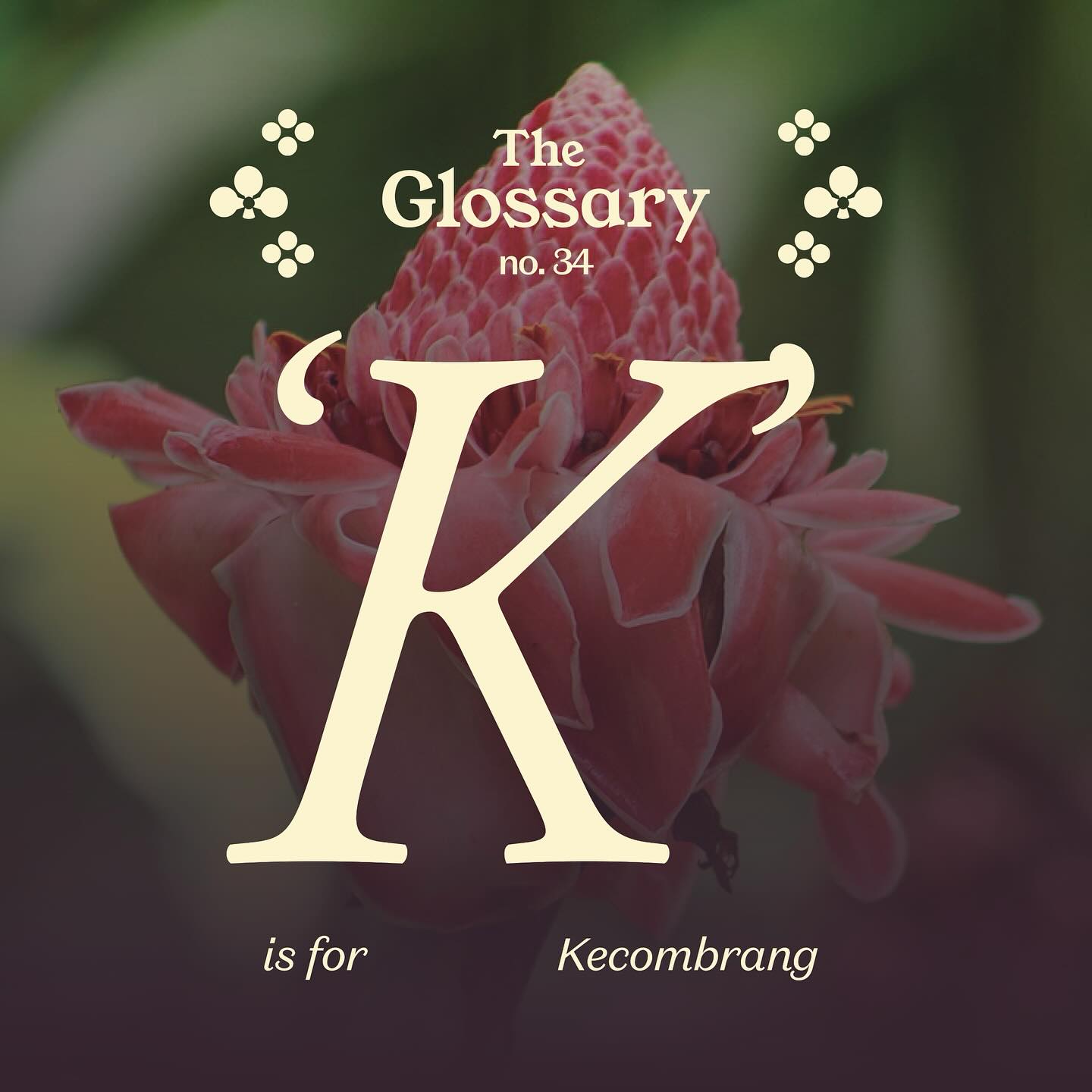 Also known as torch ginger, kecombrang is a vibrant, aromatic
