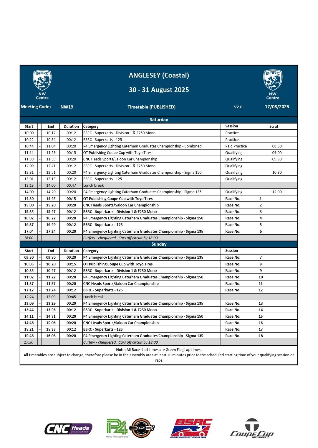 🔔 BSRC SUPER SERIES 2025 🔔... - British Superkart Racing Club | Facebook